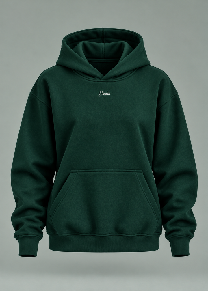 Cloud Comfort Hoodie Dama Dark Green