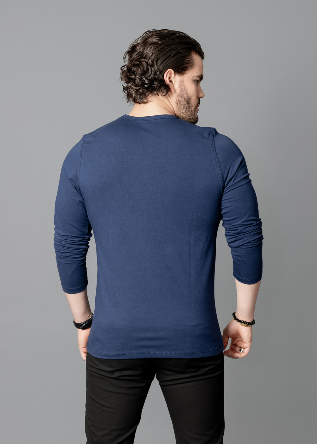 Long Sleeve Basic Navy