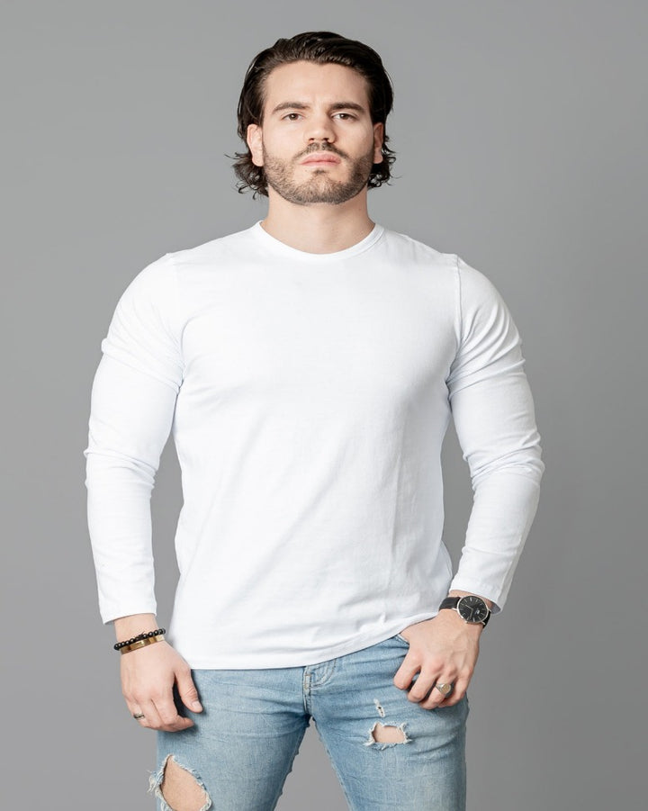 Long Sleeve Basic White