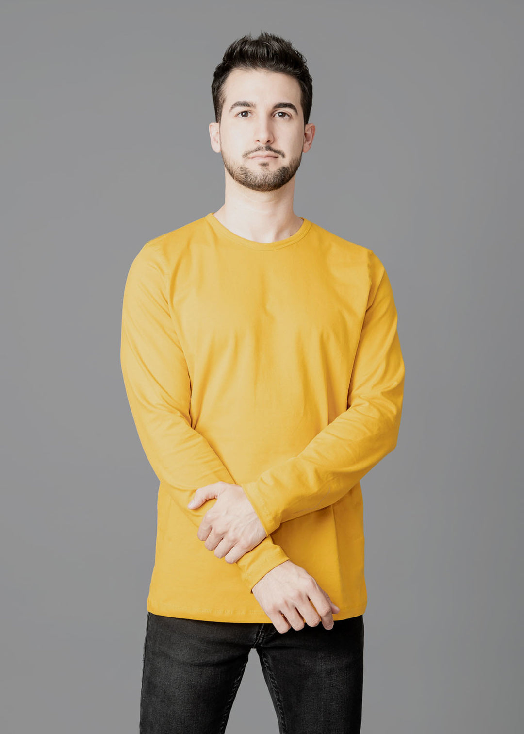 Long Sleeve Basic Gold