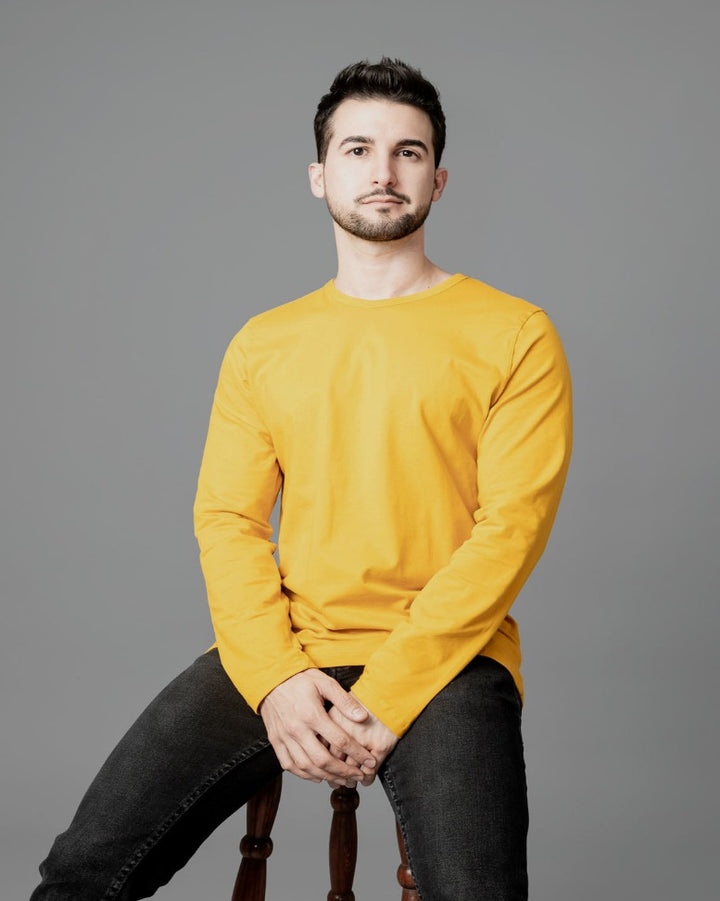 Long Sleeve Basic Gold